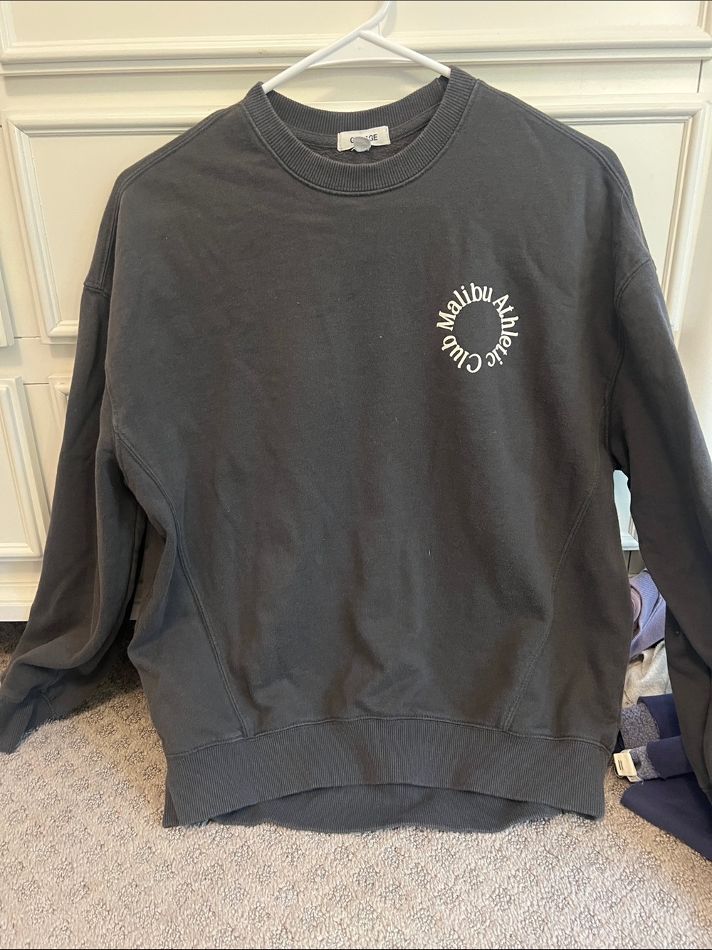 Woman’s Charcoal Crewneck Sweatshirt